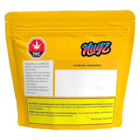NUGZ - Florida Oranges 7g Dried Flower Main Image