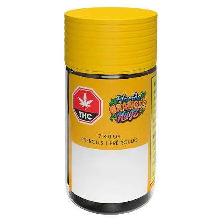 Cannara Biotech (Quebec) Inc. - Florida Oranges 7 x 0.5g Pre-Rolls Main Image