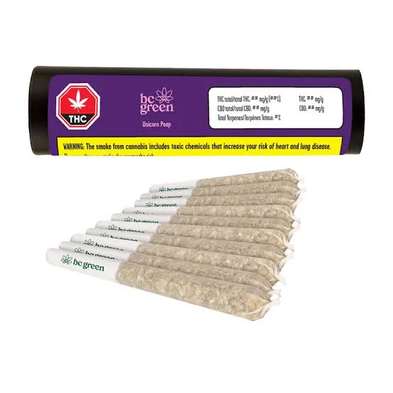 BC GREEN - Unicorn Poop 10pk JOINTS .5g Main Image