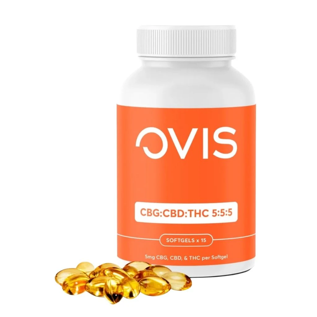 Olds Softgels Inc - Ovis CBG:CBD:THC 5:5:5 15 x 0.69g Softgels Main Image