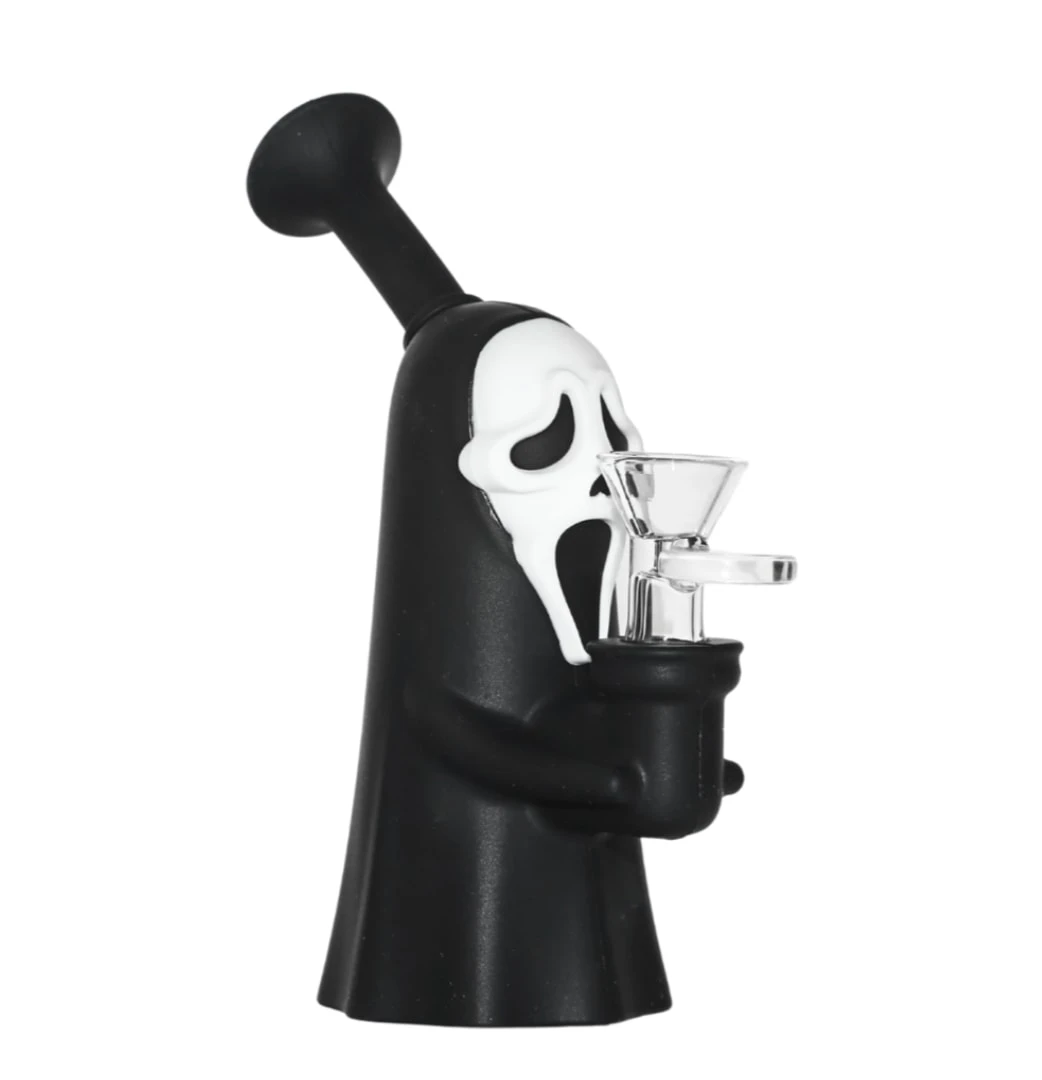 ARSENAL - 7" Screaming Face Silicone Water Pipe Main Image