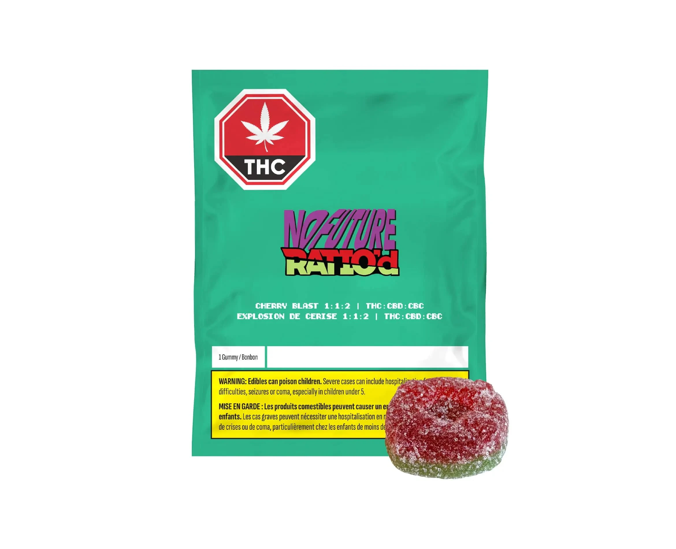 NO FUTURE - No Future Ratio'd - Cherry Blast 1:1:2 THC/CBD/CBC 1x10g Main Image
