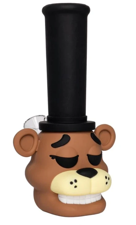 WEST COAST GIFTS - ACC - LIT Silicone - 7" Brown Bear Water Pipe Main Image