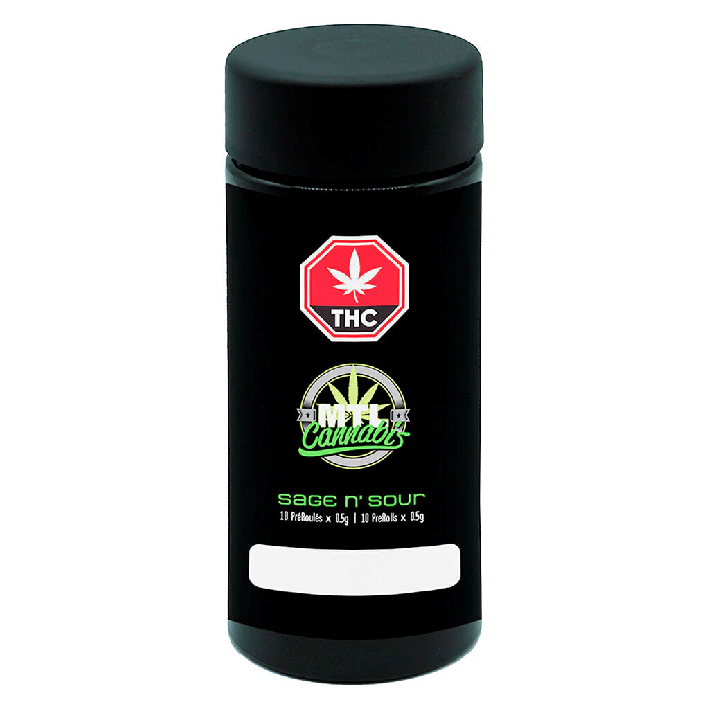 MTL CANNABIS - Sage n' Sour 10 x 0.5g Pre-Rolls - MTL Cannabis Main Image