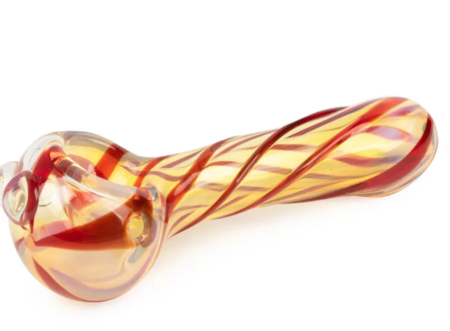 RED EYE TEK GLASS - ACC - Red Eye Glass - 3.25" Red Nugget Hand Pipe Main Image