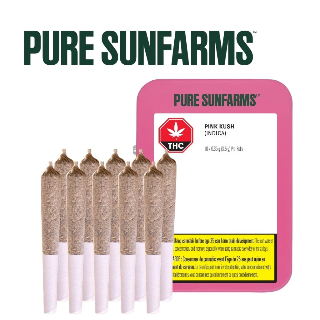 PURE SUNFARMS - Pure Sunfarms Pink Kush 10 x 0.35g Pre-Rolls Main Image