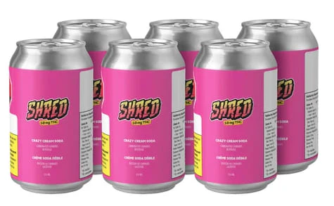 SHRED - SHRED - CRAZY CREAM SODA 6-PACK - 2130ML - 6PK Main Image