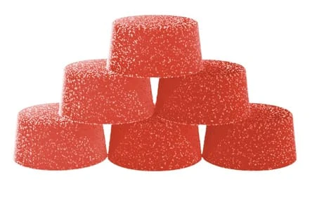 BIGGIES - BIGGIES - PEACH LIME FIZZ LIVE RESIN THC:CBC CHEWS - 48 GRAM - 6PC Main Image
