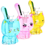 Kitty Cat Bong (Assorted Colours) - SeshGear