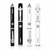 Karma Pen Discreet with Writing Attachment 510 Battery (Black/White)