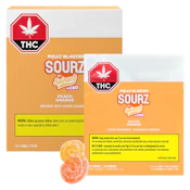 Multipack of 10, Fully Blasted Peach Orange 1:1 THC | CBD 1 x 10mg Soft Chews