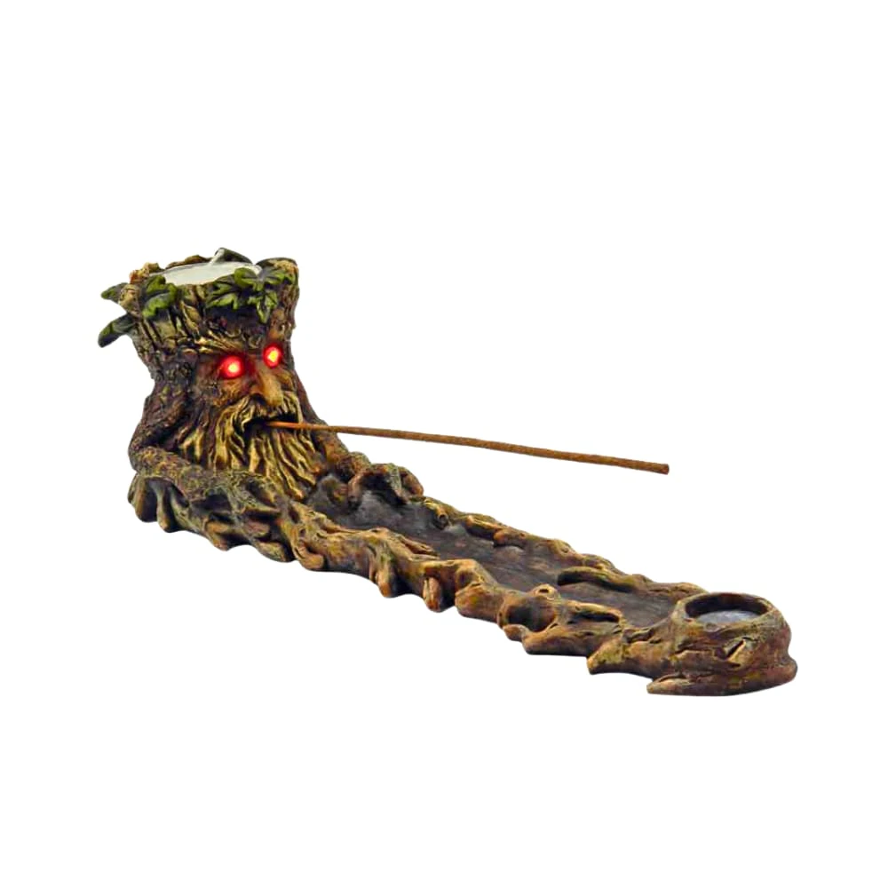 SMOKE ARSENAL - Fantasy Gifts - Green Man Incense Burner /LED Eyes Main Image
