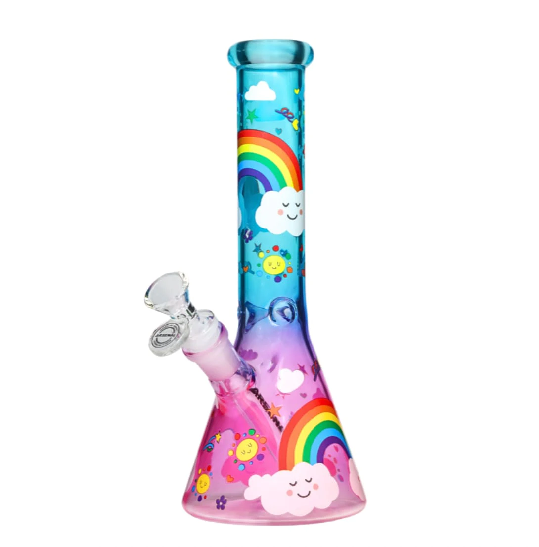 ARSENAL - 10" 5mm Arsenal Rainbow Bliss Beaker Main Image