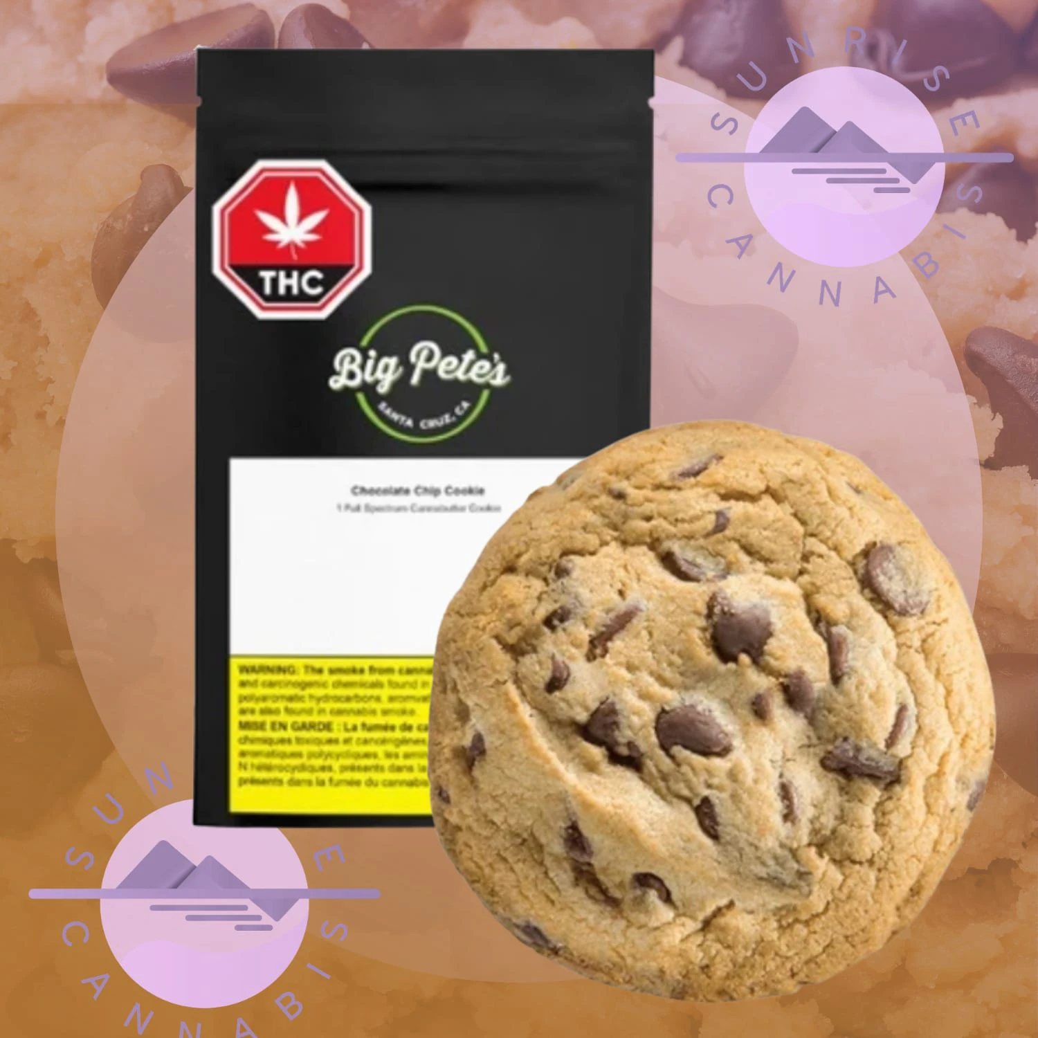 BIG PETE'S TREATS - CHOCOLATE CHIP COOKIE - BIG PETES TREATS - 10MG Main Image