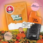 PUFF'KIN SPICE - STICKY GREENS - 0.95G