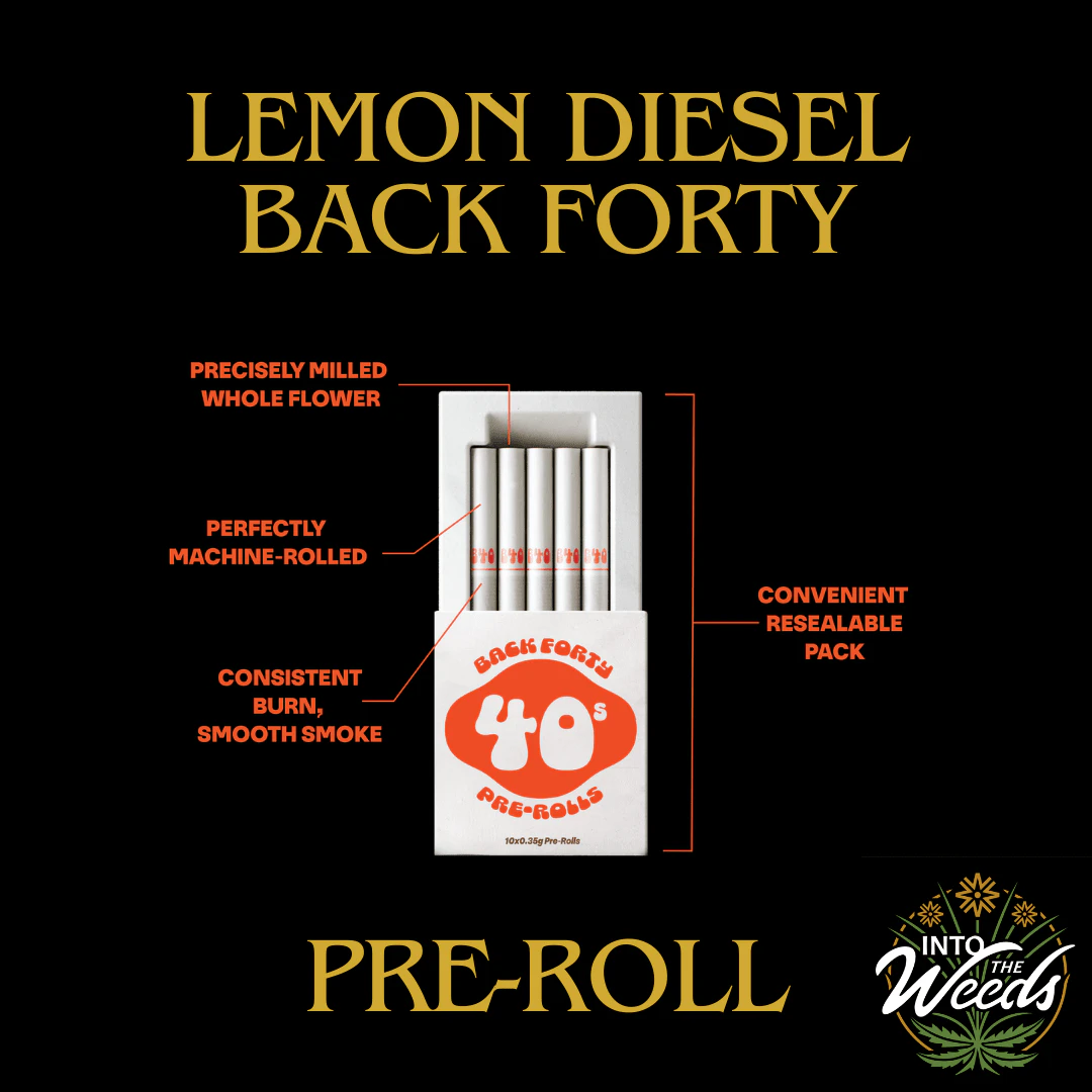 BACK FORTY - Lemon Diesel - 10 x 0.35g Main Image
