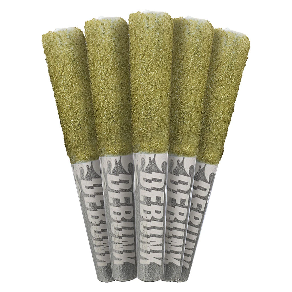 DEBUNK - 24K Gold Triple-Infused Bubble Hash Darts Infused Pre-Roll 5x0.5g Resin Main Image