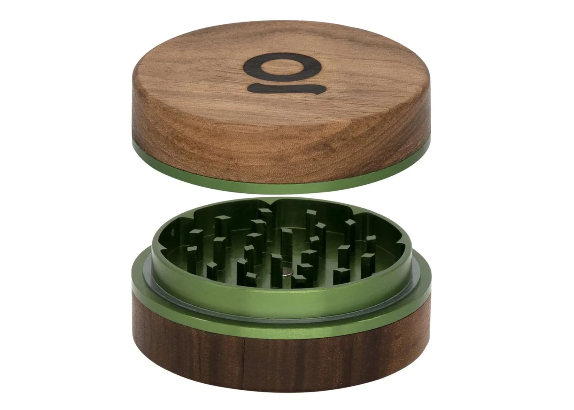 ONGROK - WALNUT 2-PIECE GRINDER 3" | Green Main Image