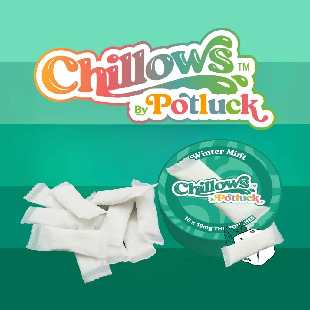 POTLUCK - Potluck Winter Mint Chillows 10 x 0.65g Pouches Main Image
