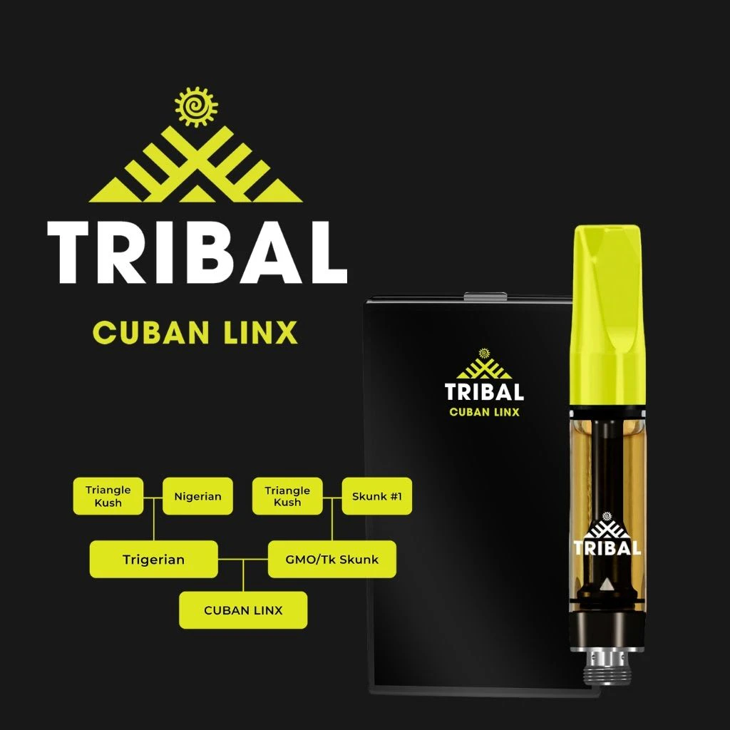 TRIBAL - Tribal Cuban Linx Live Resin 1.0 g Vape Cartridge Main Image