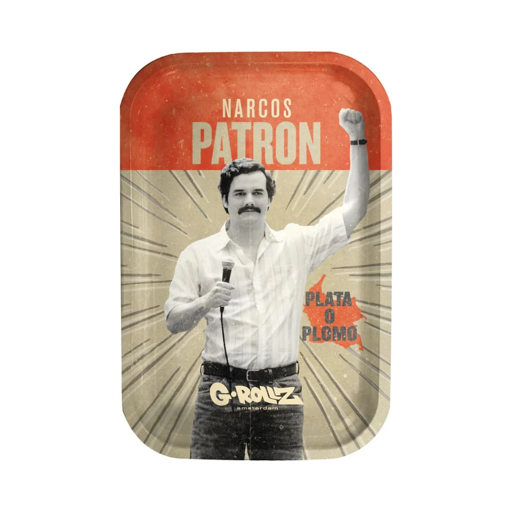 SMOKE ARSENAL - G-Rollz Narcos El Patron Metal Rolling Tray - Medium Main Image