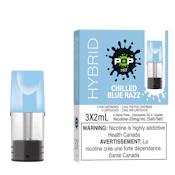 POP PODS HYBRID 2% - CHILLED BLUE RAZZ