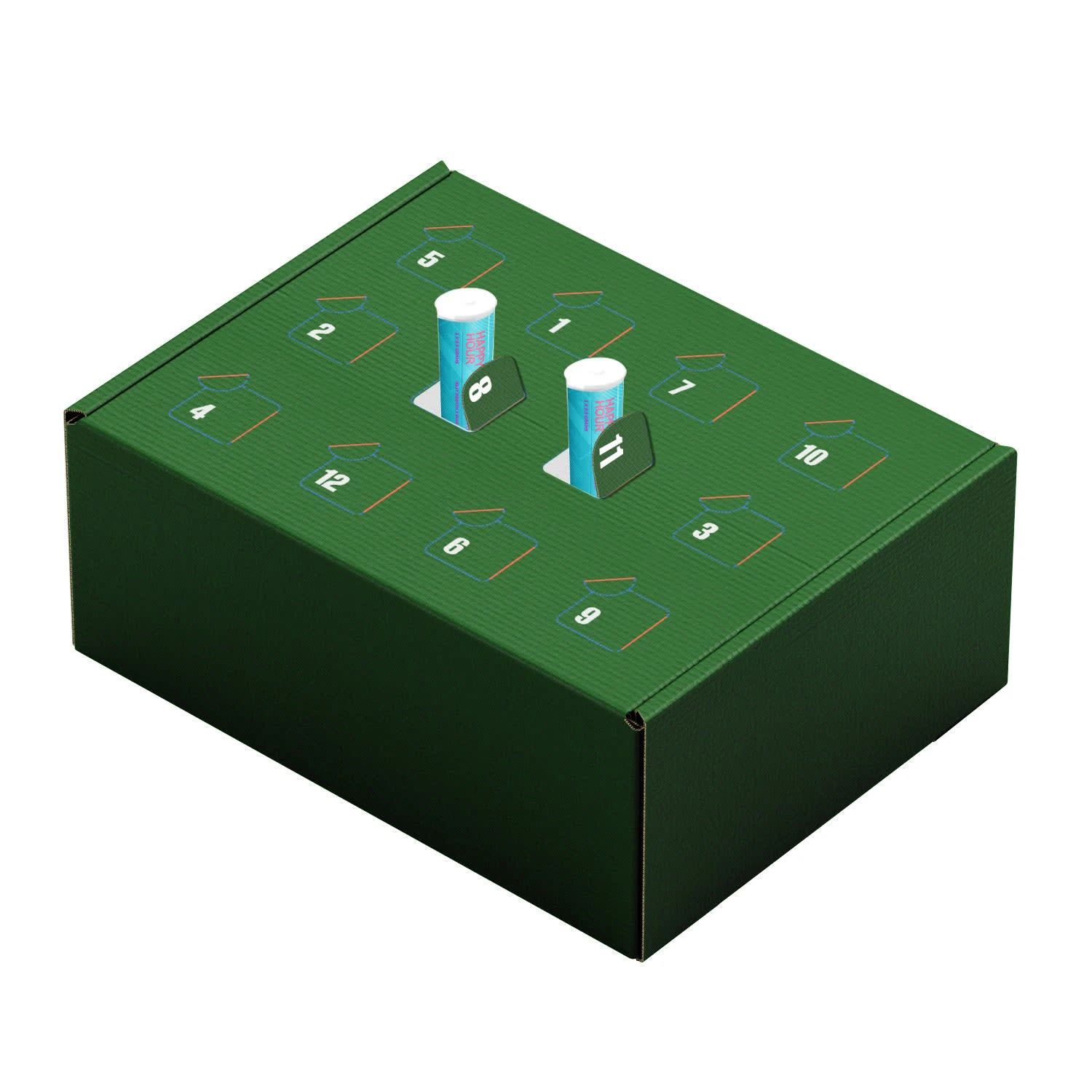 HAPPY HOUR - Holiday Calendar - 12 Days Of Coast Mtn Pre-Rolls - 0.5g x 12 Main Image