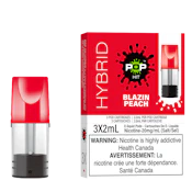 POP PODS HYBRID 2% - BLAZIN PEACH