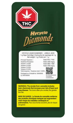 Hycycle Liquid Diamonds - JUNGLE JACK LIQUID DIAMOND BLEND CARTRIDGE - 1 Main Image