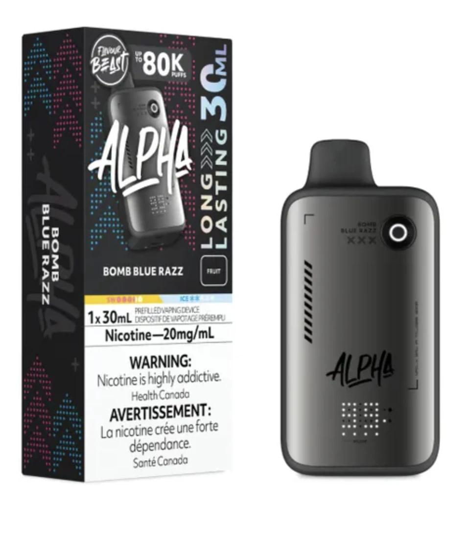 FLAVOUR BEAST - FLAVOUR BEAST - APLHA 80K - BOMB BLUE RAZZ Main Image