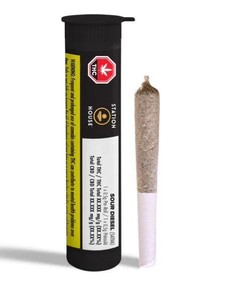 STATION HOUSE - Sour Diesel 1 x 0.5g Pre-Roll Main Image