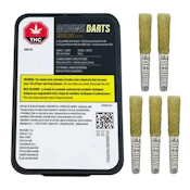 Debunk 24K Gold Triple-Infused Bubble Hash Darts 5 x 0.5g Diamond Infused Pre-Rolls