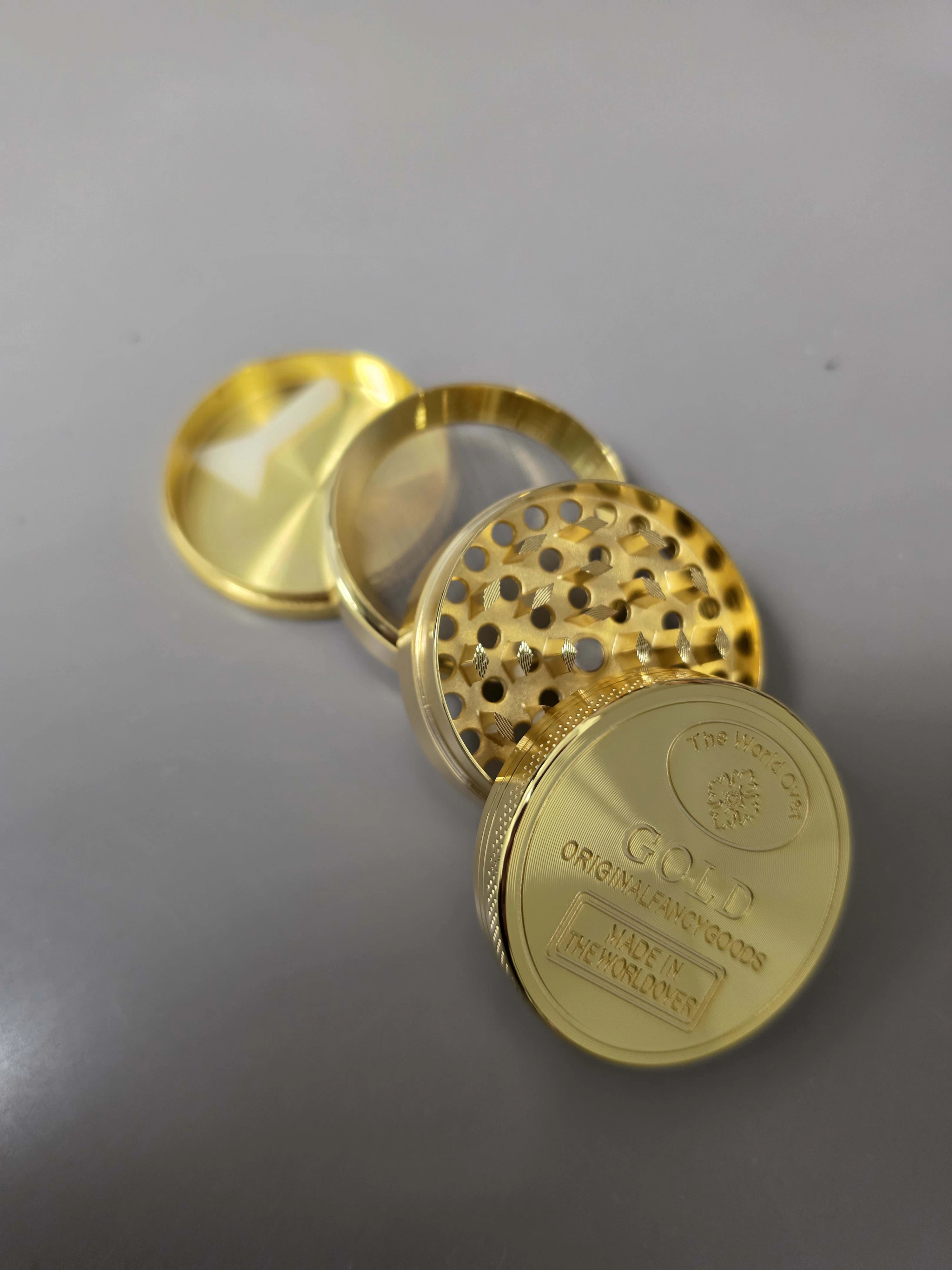 Grind - Gold Coin 4-Piece Herb Grinder Main Image