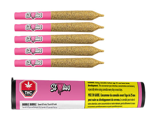 STATUS - Status - Bubble Bubble Liquid Diamond Infused Kief Coated Pre-Roll - Sativa - 5x0.25g Main Image