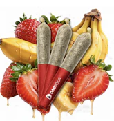 Strawberry Banana 60's+ 3 x 0.5g Dbl Infused Pre-Rolls