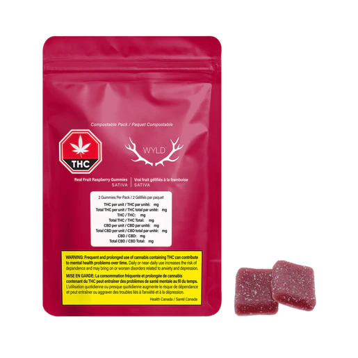 Wyld Canna Inc - Wyld - Raspberry 1x10mg Main Image