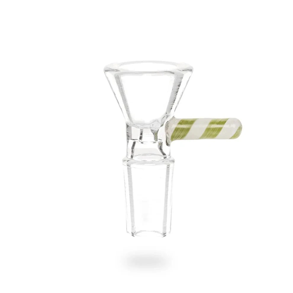 RED EYE TEK GLASS - 14mm Candy Stripe Handle Pull-Out - Green Main Image