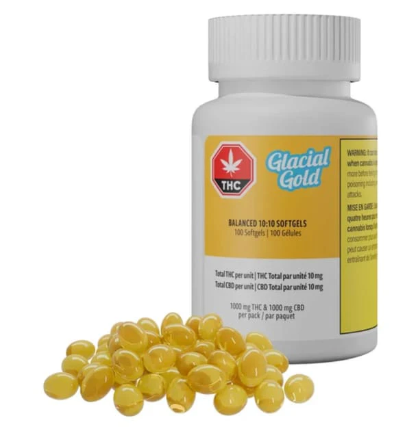 Glacial Gold - Glacial Gold Balanced 10:10 Softgels 100 Pack Main Image