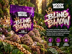 Organic Bling Blaow Craft Flower 3.5g Indica | Woody Nelson