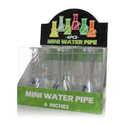 6" Mini Glass Water Pipe