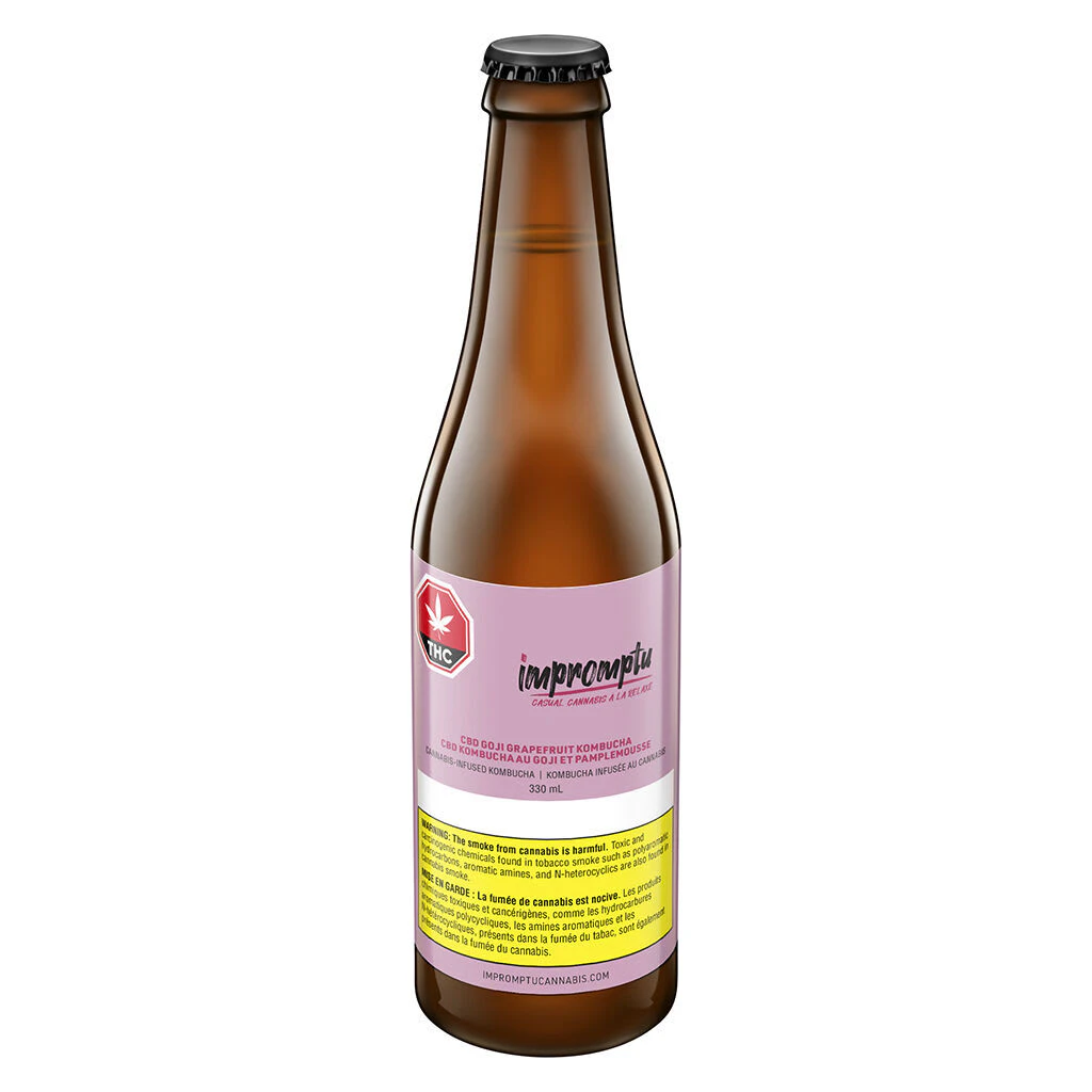 IMPROMPTU - CBD Goji Grapefruit Kombucha 330ml Main Image