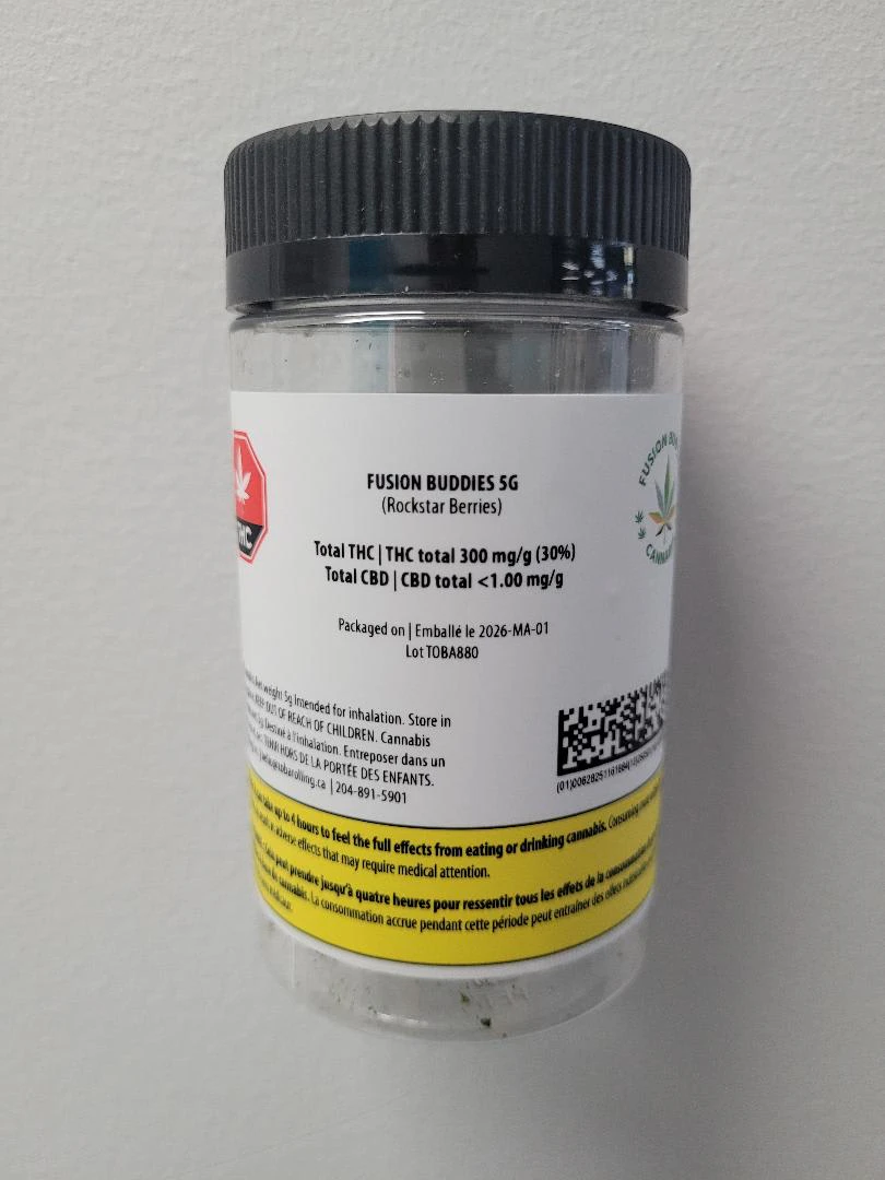 Tobagrown's Grow Inc - Fusion Bud - Fusion Buddies (Rotating Strains) 5G Dried Flower Main Image
