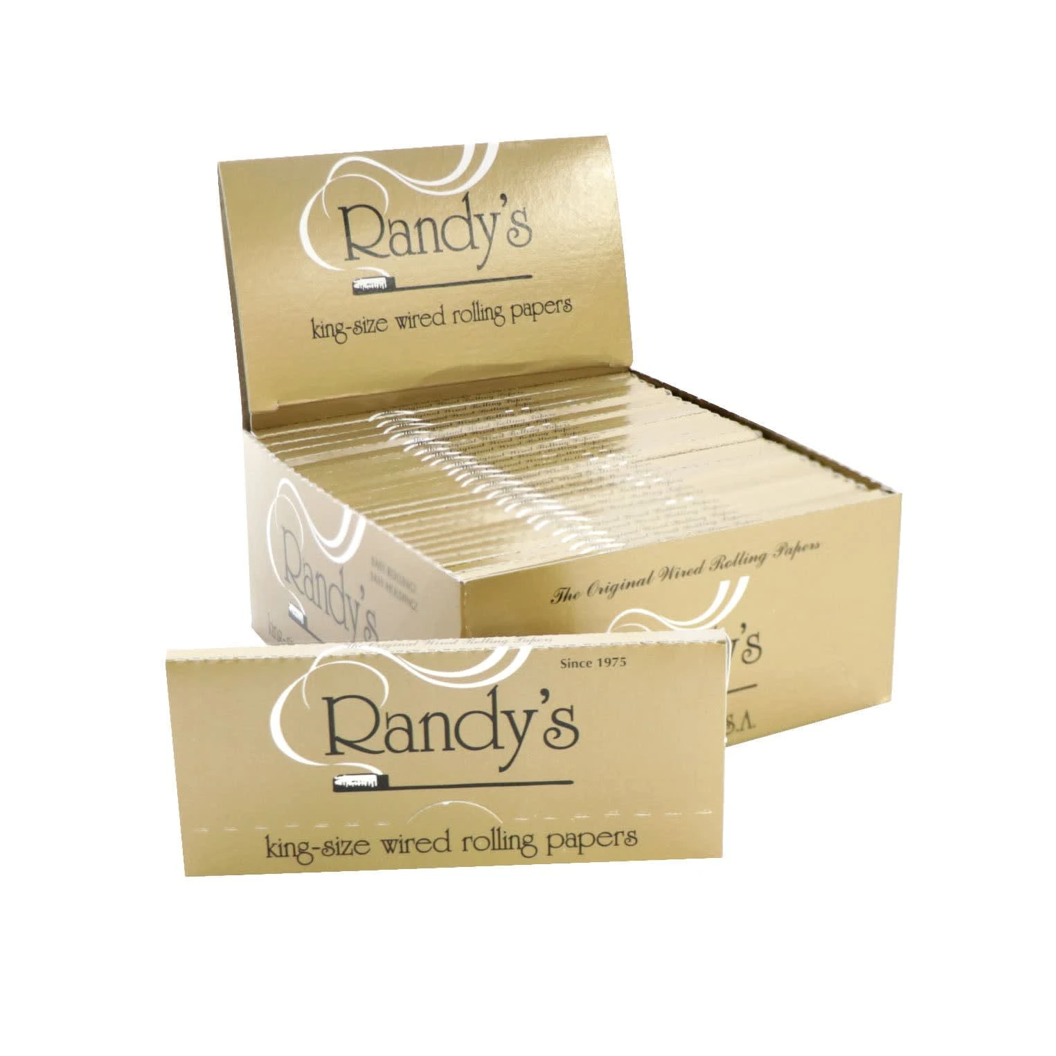 RANDY'S - Randy's Wired Hemp Cigarette Papers - King Size - Single Booklet Main Image