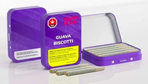 HAPPY HOUR - Happy Hour - Guava Biscotti Pre Rolls - 10 x 0.5g Main Image