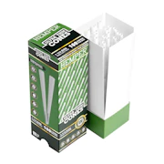 Hemper 1 1/4 French White Mini Tower Cones - 100ct