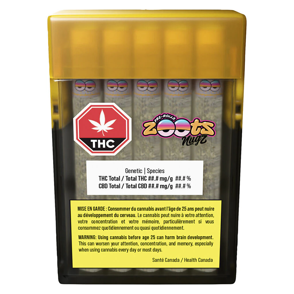 NUGZ - Zootz Wagyu Delight 10 x 0.75g Pre-Rolls Main Image