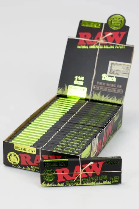 RAW - RAW Black Organic Hemp Rolling Paper Main Image