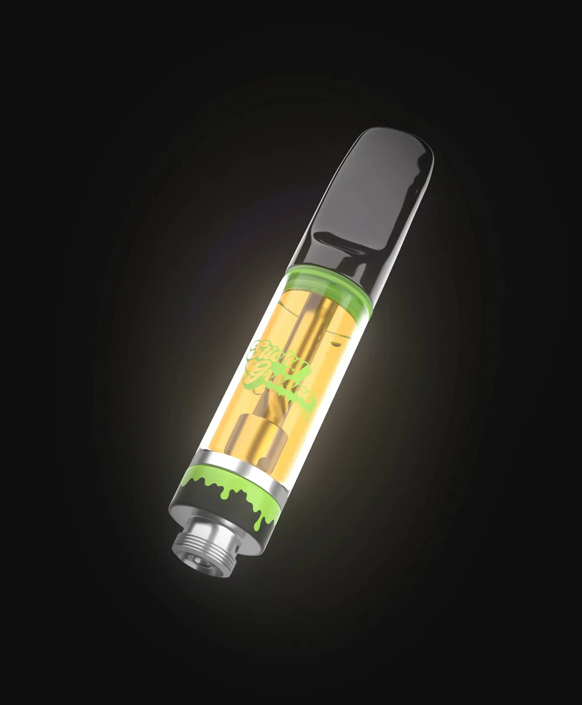 Sticky Greens - Sticky Greens Black Cherry GLTO Liquid Diamond 1g Vape Cartridge Main Image