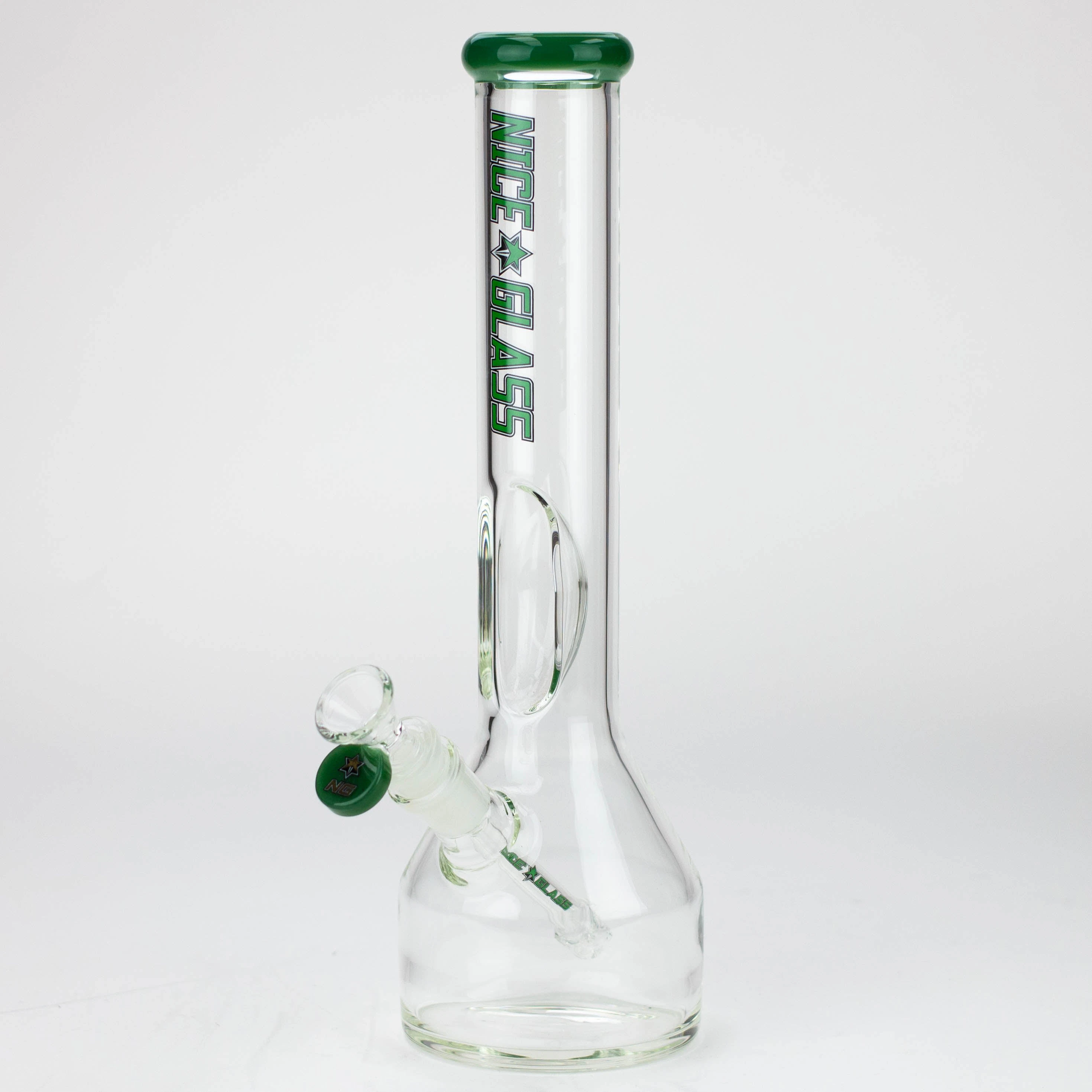 NG - NG 13 inch Round Base Beaker with Elbow - Jade Main Image