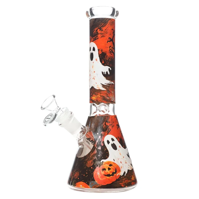 ARSENAL - 10" 4mm Arsenal Ghost Drip Beaker (Design 2) Main Image